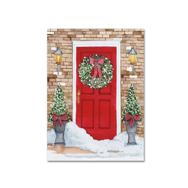 Trademark Fine Art Kathleen Parr McKenna 'Night Before Christmas I' Canvas Art, 14x19 - WAP02376-C1419GG