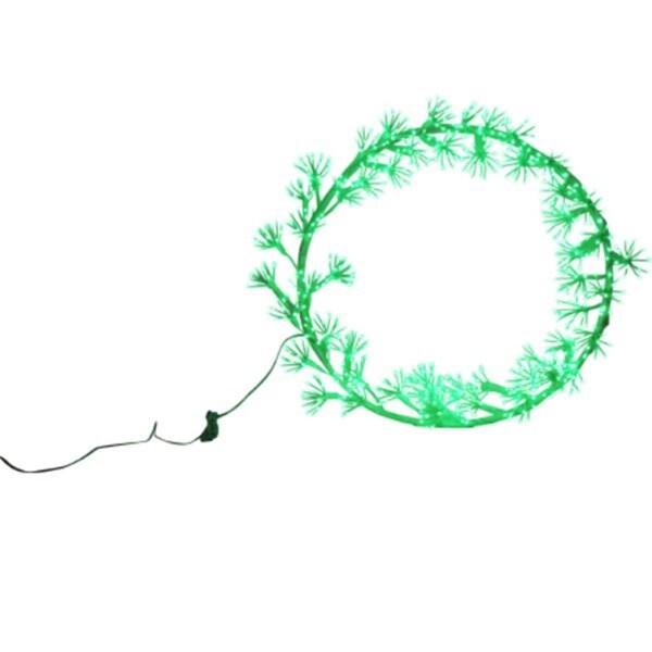 Propiedad 30 in. Clust Lights Wreath, Green - PR2757425