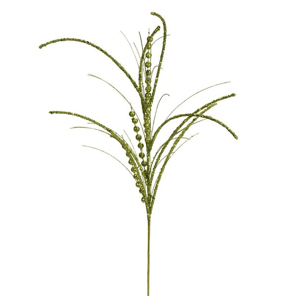 Vickerman 29 in. Lime Glitter Harvest Spray, 6PK - QG192473