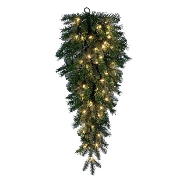 Vickerman 36 in. Douglas Fir DuraLit 50 Warm White Teardrop, Green - K224437LED