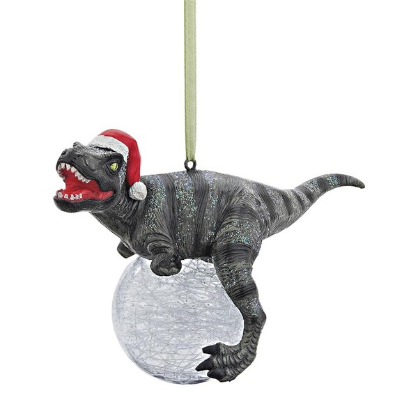 Design Toscano Blitzer, the T-Rex Holiday Ornament, PK 3 - QS993320