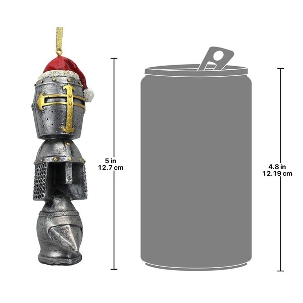Design Toscano Medieval Helms Totem Holiday Ornament - QS4039
