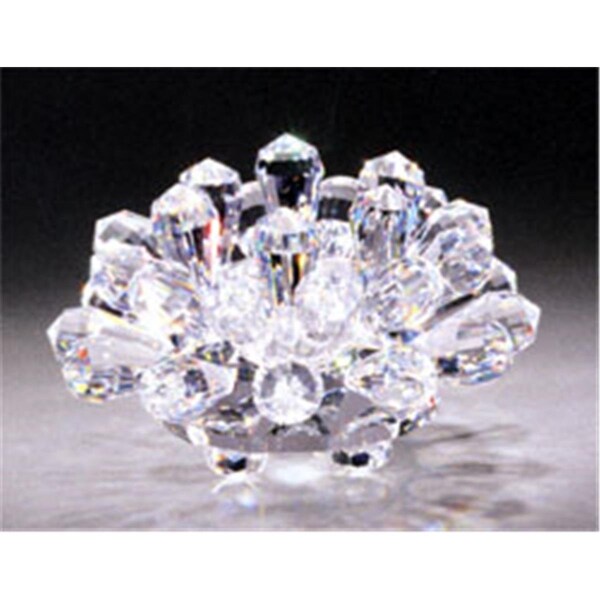 Happyholidays 2.95 L x 1.65 H in. Crystal Candlestick Celebrations Figurines - HA633520