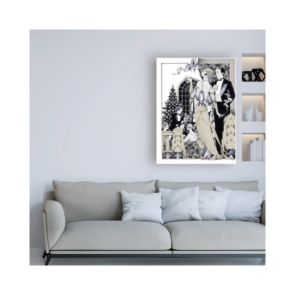 Trademark Fine Art David Chestnutt 'Deco Christmas' Canvas Art, 18x24 - ALI46706-C1824GG