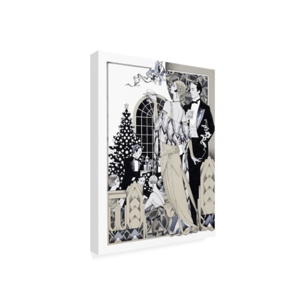 Trademark Fine Art David Chestnutt 'Deco Christmas' Canvas Art, 18x24 - ALI46706-C1824GG