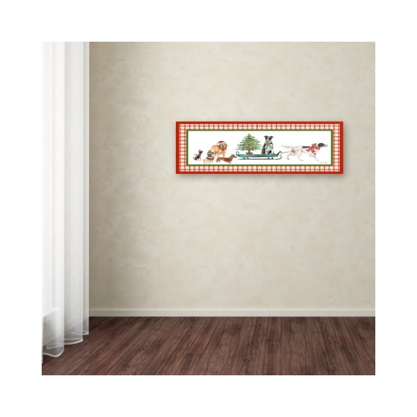 Trademark Fine Art Jean Plout 'Christmas Parade 1' Canvas Art, 16x47 - ALI17265-C1647GG