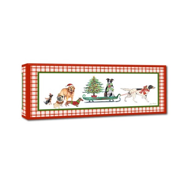 Trademark Fine Art Jean Plout 'Christmas Parade 1' Canvas Art, 16x47 - ALI17265-C1647GG