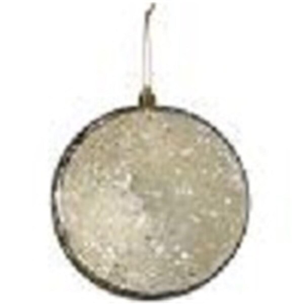 Vickerman Champagne Shiny Mercury Ball Ornament - 6 in., 4PK - M166538