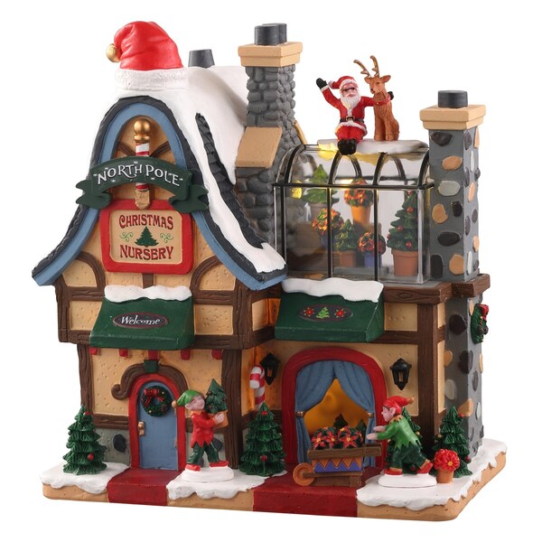 Lemax Lemax Multicolored North Pole Nursery Christmas Village 7.5 in. - 05677