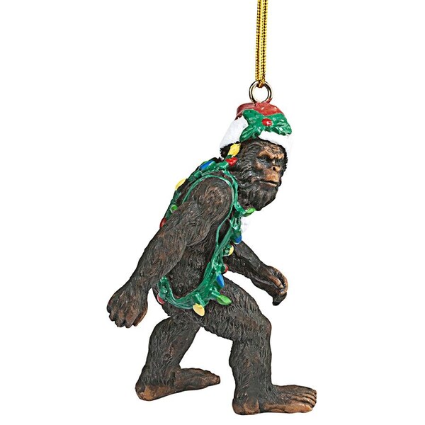 Design Toscano Bigfoot, the Yeti Holiday Ornaments: Set of Three - DB983084