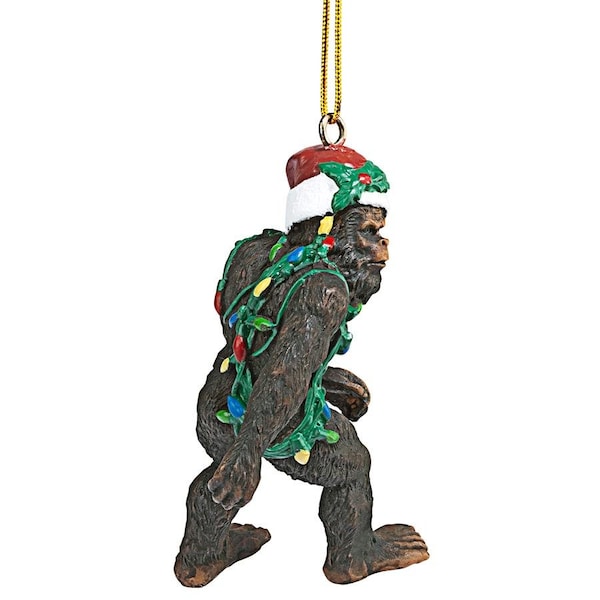 Design Toscano Bigfoot, the Yeti Holiday Ornaments: Set of Three - DB983084