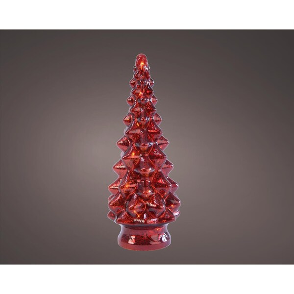 Lumineo Lumineo LED Red Lighting Christmas Tree 9 in. - 486703