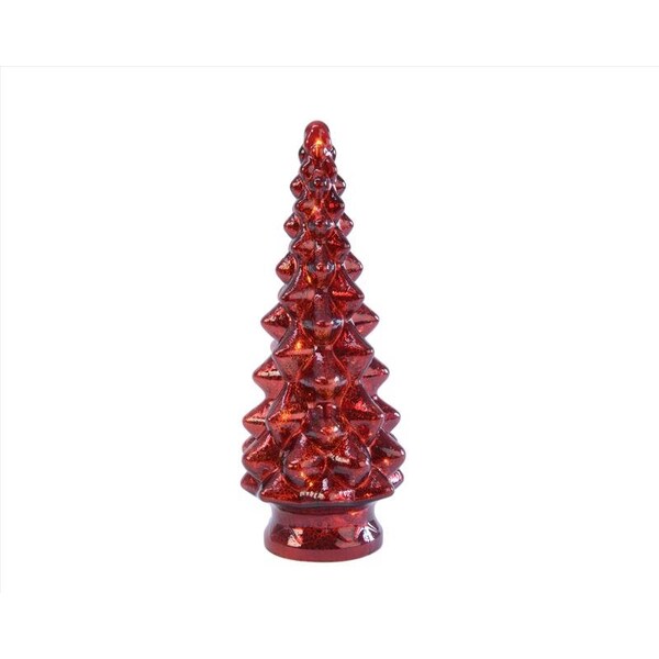 Lumineo Lumineo LED Red Lighting Christmas Tree 9 in. - 486703