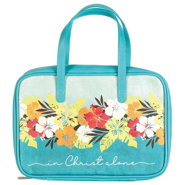 Coolcollectibles In Christ Alone - Hawaii Floral Bible Cover, Large - CO3320661