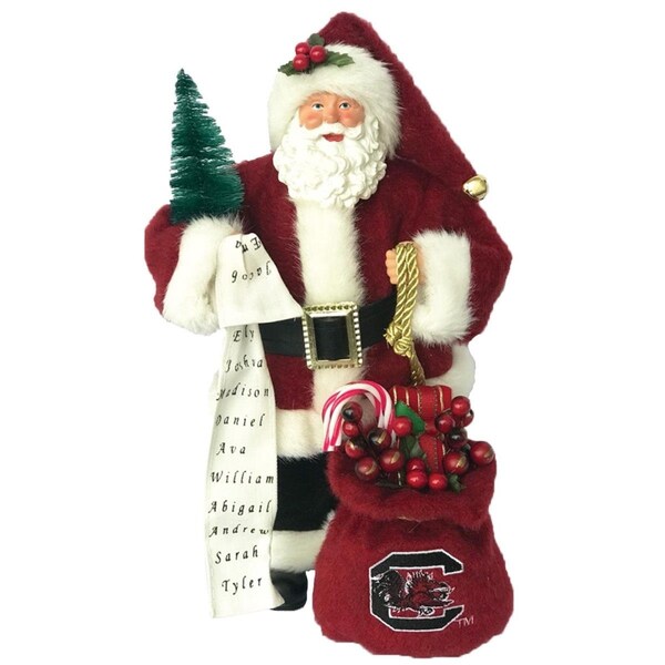 Surprise 12 in. South Carolina Santa - SU3729972
