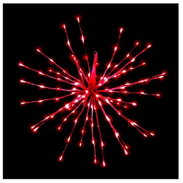 Goldengifts 24 in. Radiant Blast Sphere Light, Red - GO2739800