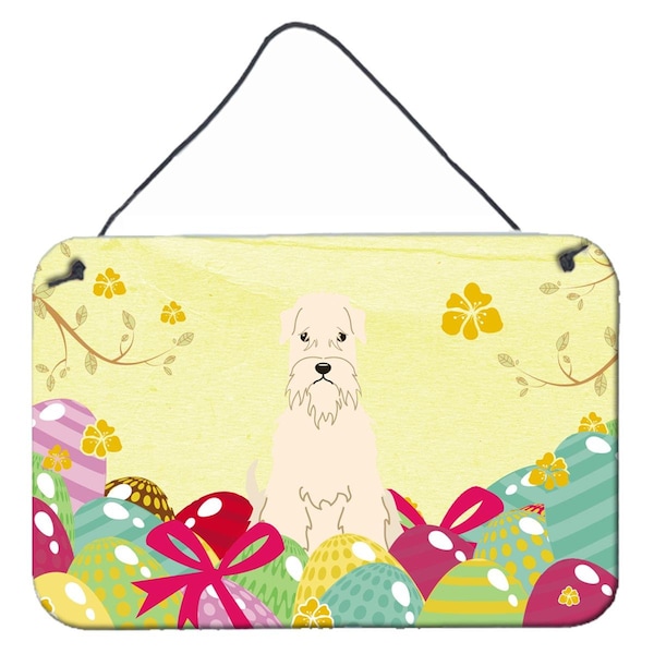 Carolines Treasures Easter Eggs Soft Coated Wheaten Terrier Wall or Door Hanging Prints - BB6061DS812