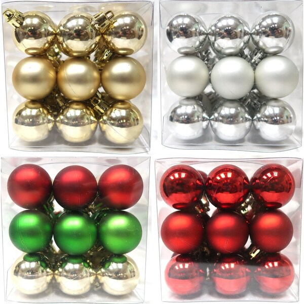 Celebrations Celebrations Assorted Shiny and Matte Ornaments 6.35 in. - C-21109B