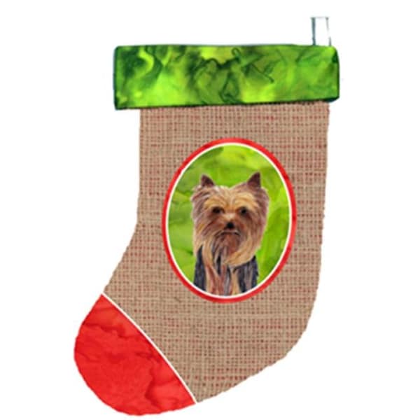 Carolines Treasures Carolines Treasures SC1014-CS Yorkie Christmas Stocking - SC1014-CS