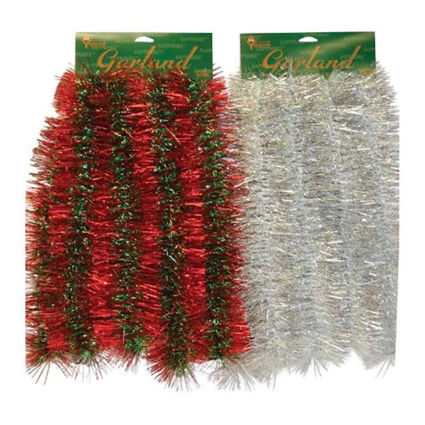 Fc Young RS-ACE Royal Tinsel Garland  12 ft., 6PK - 9306846