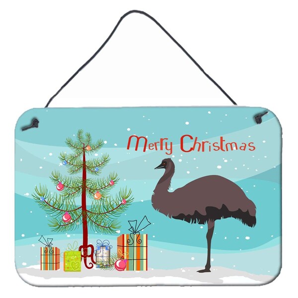 Carolines Treasures Emu Christmas Wall or Door Hanging Prints - BB9289DS812