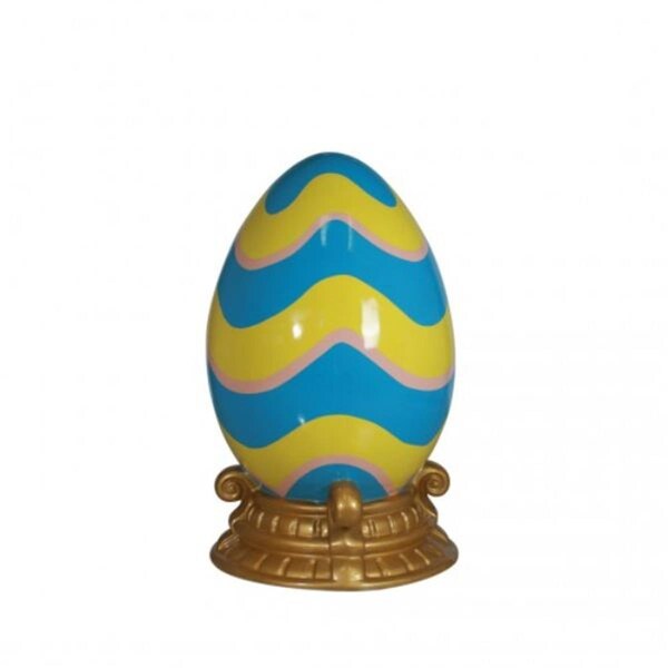 Queens Of Christmas 4.5 ft. Base Pastel Egg Figurine - EST-EGG-4.5-PSTL-SWRL