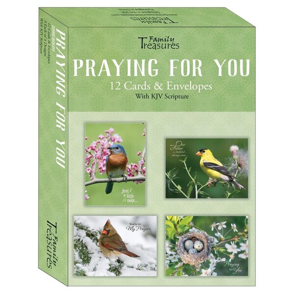 Go-Go Boxed - Card Praying for You-Songbirds - 12PK - GO3321692