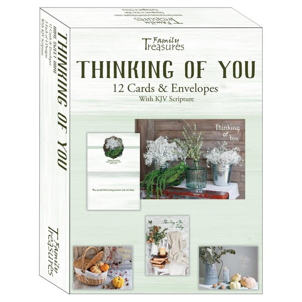 Go-Go Boxed - Card Thinking of You-Home Sweet Home - 12PK - GO3318347