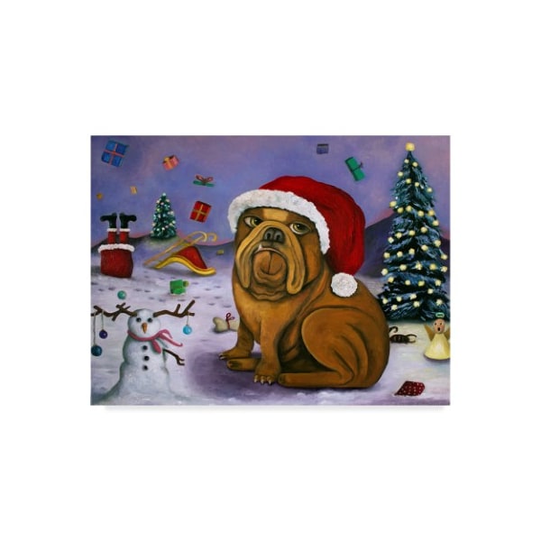Trademark Fine Art Leah Saulnier 'Christmas Crash' Canvas Art, 14x19 - ALI42056-C1419GG