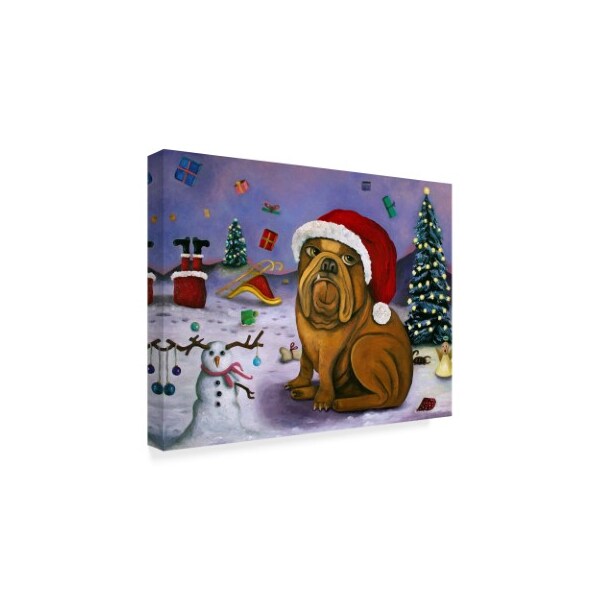 Trademark Fine Art Leah Saulnier 'Christmas Crash' Canvas Art, 14x19 - ALI42056-C1419GG