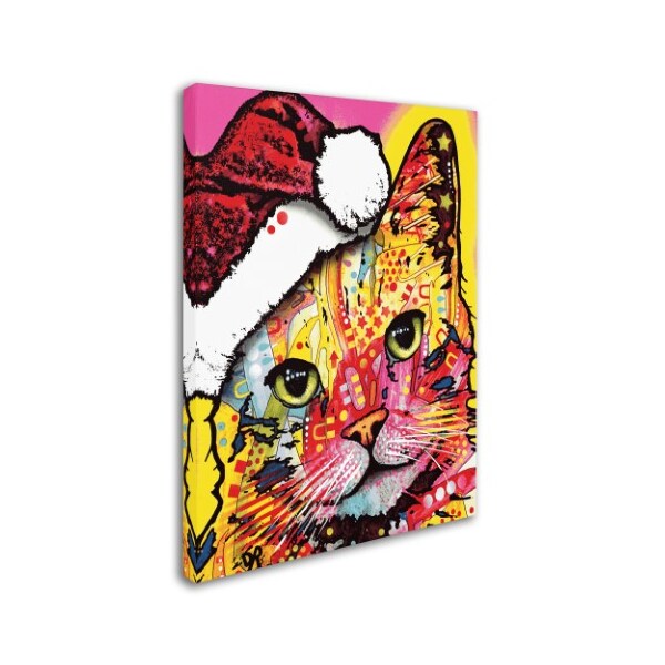 Trademark Fine Art Dean Russo 'Tilt Cat Christmas Edition' Canvas Art, 14x19 - ALI18492-C1419GG