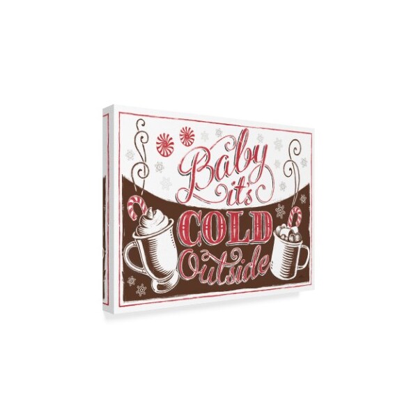 Trademark Fine Art Janelle Penner 'Merry Little Christmas I Brown' Canvas Art, 14x19 - WAP09142-C1419GG