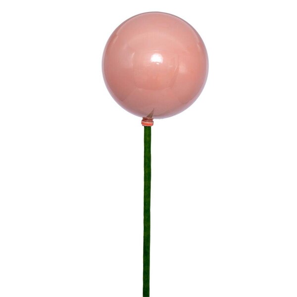 Vickerman 3 x 18 in. Pearl Ball Stick Ornament, Rose Gold - 12 per Bg - N222958PV