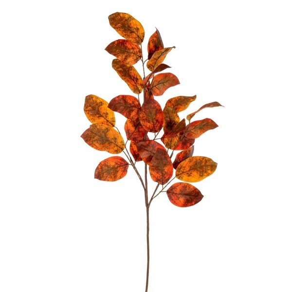 Vickerman 32 in. Apple Leaf Spray, Orange - 6 Piece Per Bag - FT221132