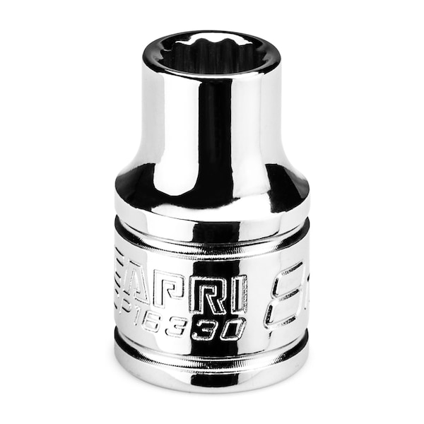 Capri Tools 3/8 in Drive 8 mm 12-Point Metric Shallow Socket - CP16330