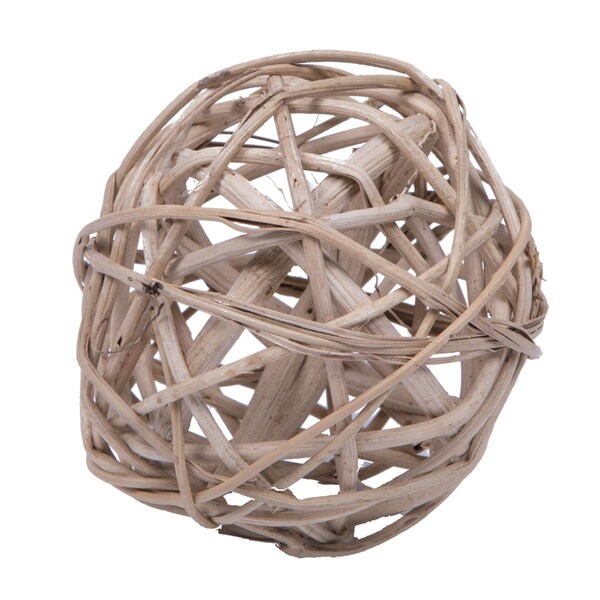 Vickerman 4 in. Lata Ball, Natural White - 25 Piece - H7LABL900