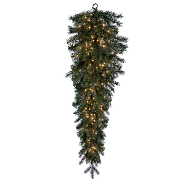 Vickerman 48 in. Douglas Fir 3 mm 200 Warm White Teardrop, Green - K224449LED