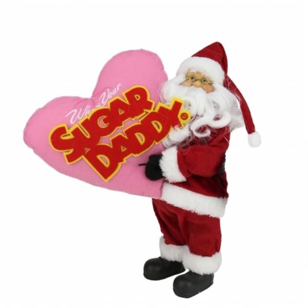 Northlight Seasonal Santa Claus Whos Your Sugar Daddy Christmas Tabletop Decoration - 31735964