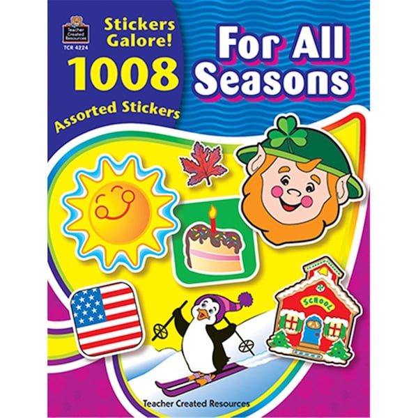 Roomfactory For All Seasons Sticker Book 1008Pk - RO3475851