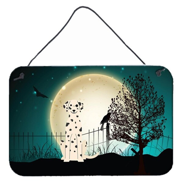 Carolines Treasures Halloween Scary Dalmatian Wall or Door Hanging Prints - BB2287DS812