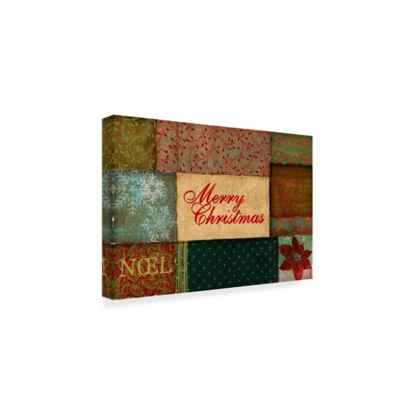 Trademark Fine Art Art Licensing Studio 'Christmas Patches' Canvas Art, 22x32 - ALI38314-C2232GG