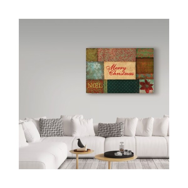 Trademark Fine Art Art Licensing Studio 'Christmas Patches' Canvas Art, 22x32 - ALI38314-C2232GG