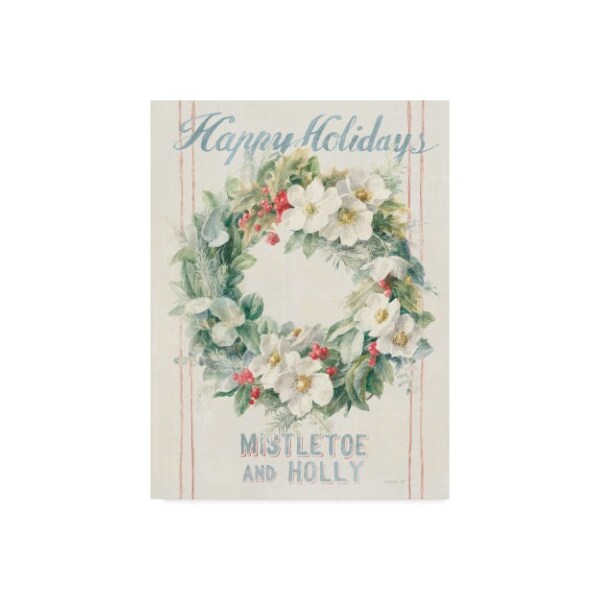 Trademark Fine Art Danhui Nai 'Floursack Holiday Ii' Canvas Art, 24x32 - WAP09068-C2432GG