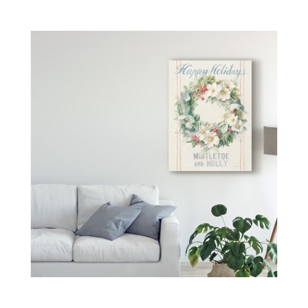 Trademark Fine Art Danhui Nai 'Floursack Holiday Ii' Canvas Art, 24x32 - WAP09068-C2432GG
