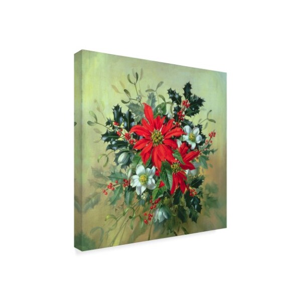 Trademark Fine Art Albert Williams 'A Christmas Arrangement' Canvas Art, 18x18 - BL01772-C1818GG