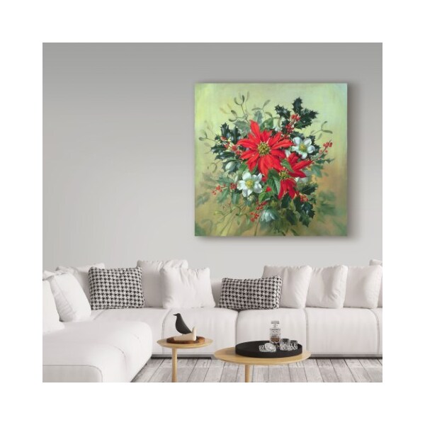 Trademark Fine Art Albert Williams 'A Christmas Arrangement' Canvas Art, 18x18 - BL01772-C1818GG