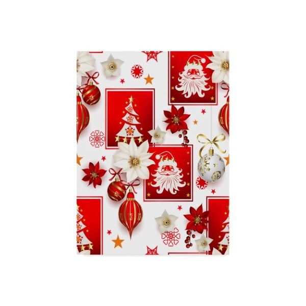 Trademark Fine Art Maria Rytova 'Christmas Bright Composition 4' Canvas Art, 24x32 - ALI31248-C2432GG