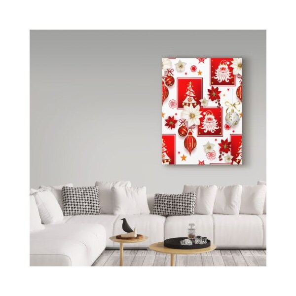 Trademark Fine Art Maria Rytova 'Christmas Bright Composition 4' Canvas Art, 24x32 - ALI31248-C2432GG