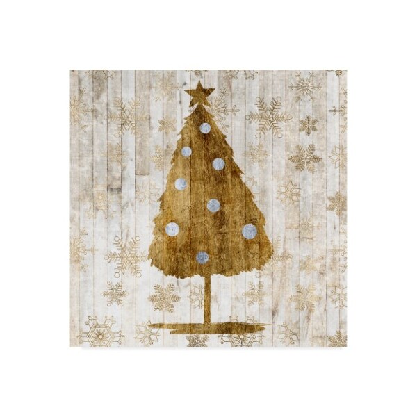 Trademark Fine Art Grace Popp 'Sophisticated Christmas I' Canvas Art, 35x35 - WAG04442-C3535GG