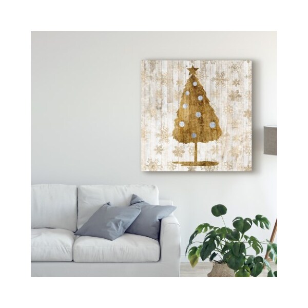Trademark Fine Art Grace Popp 'Sophisticated Christmas I' Canvas Art, 35x35 - WAG04442-C3535GG
